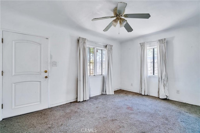 11860 Athens Way, Los Angeles, CA 90061 - carpeted empty room with healthy amount of natural light and ceiling fan