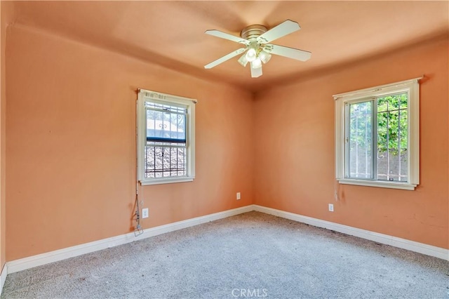 11860 Athens Way, Los Angeles, CA 90061 - unfurnished room with healthy amount of natural light, carpet, and a ceiling fan