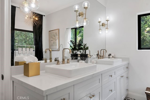 176 Saddlebow Rd, Bell Canyon, CA 91307 - full bath featuring double vanity and healthy amount of natural light