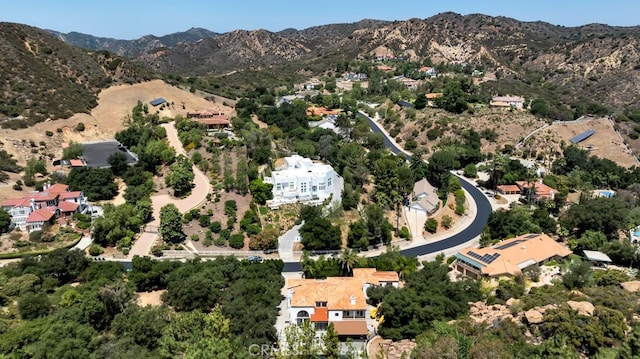 176 Saddlebow Rd, Bell Canyon, CA 91307 - aerial overview of property's location with a mountain backdrop