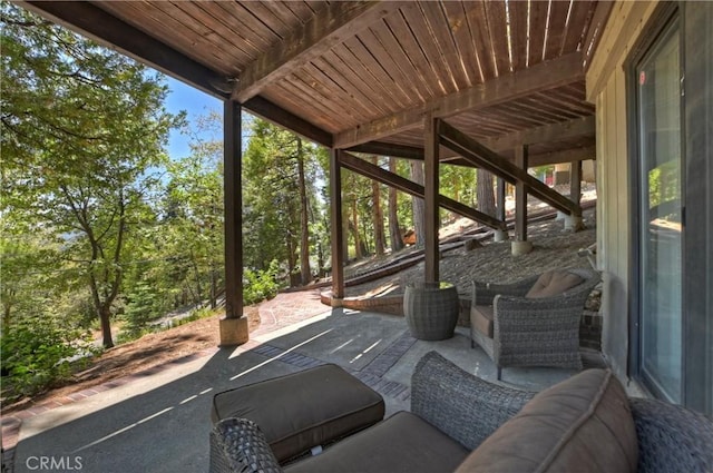 544 Old Toll Rd, Lake Arrowhead, CA 92352 - view of patio