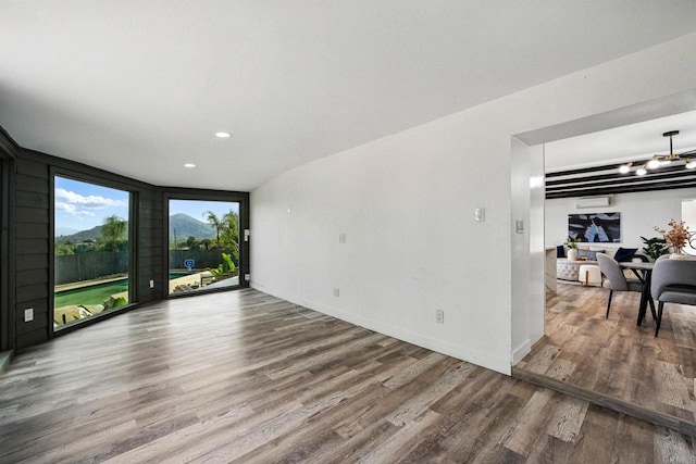 12049 Coping Pl, Lakeside, CA 92040 - empty room with wood finished floors and recessed lighting