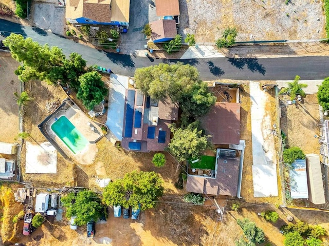 12049 Coping Pl, Lakeside, CA 92040 - drone / aerial view of a pool