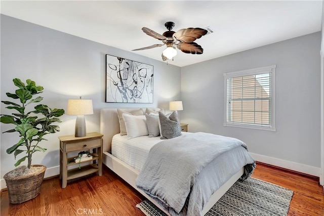 218 Covina Ave, Long Beach, CA 90803 - bedroom featuring wood finished floors and ceiling fan