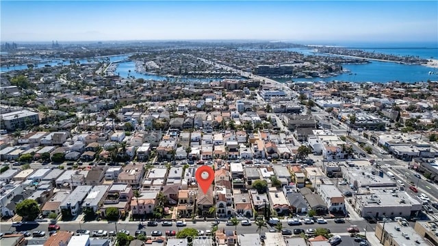 218 Covina Ave, Long Beach, CA 90803 - aerial view of residential area with a nearby body of water and a notable bridge