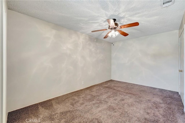 13925 Belgate St, Baldwin Park, CA 91706 - empty room with carpet flooring, a ceiling fan, and a textured ceiling