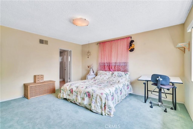 211 Peacock Ln, Montebello, CA 90640 - carpeted bedroom with a textured ceiling and baseboards