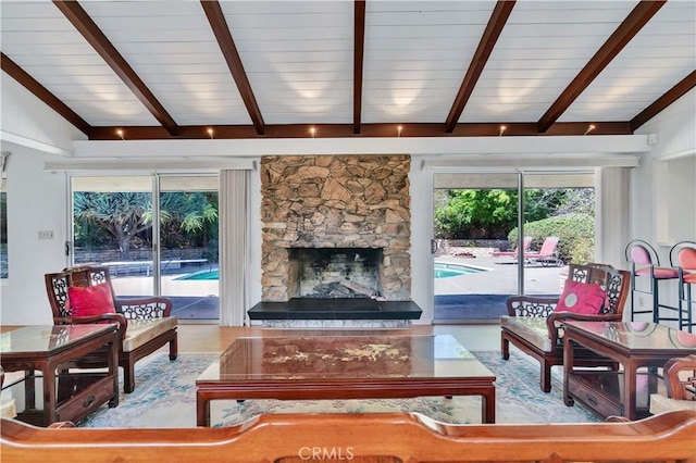 211 Peacock Ln, Montebello, CA 90640 - living room with a fireplace