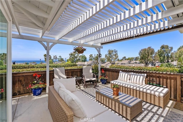 416 Via Pichon, San Clemente, CA 92672 - view of patio / terrace with outdoor lounge area and a pergola