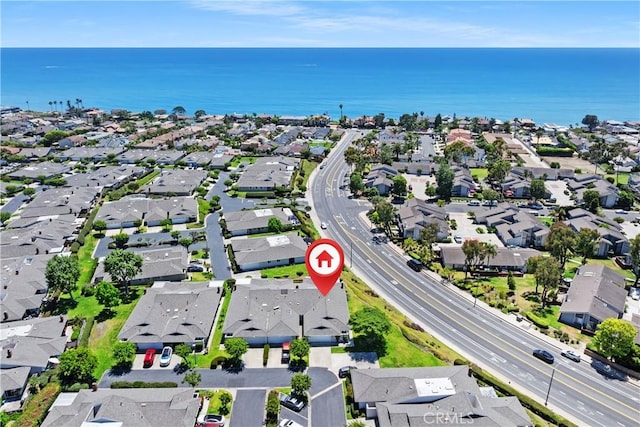 416 Via Pichon, San Clemente, CA 92672 - aerial perspective of suburban area featuring a large body of water and a highway