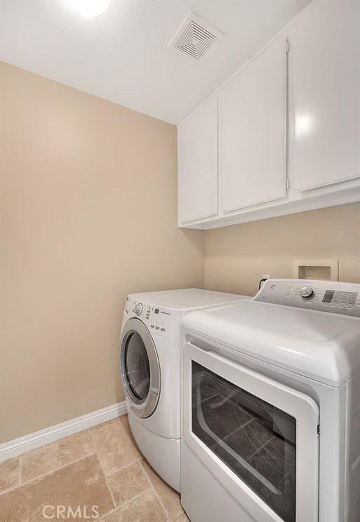 16410 Argent Rd, Chino Hills, CA 91709 - laundry room featuring washing machine and clothes dryer and cabinet space