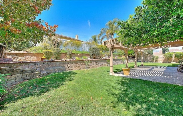 16410 Argent Rd, Chino Hills, CA 91709 - fenced backyard featuring a patio and a pergola