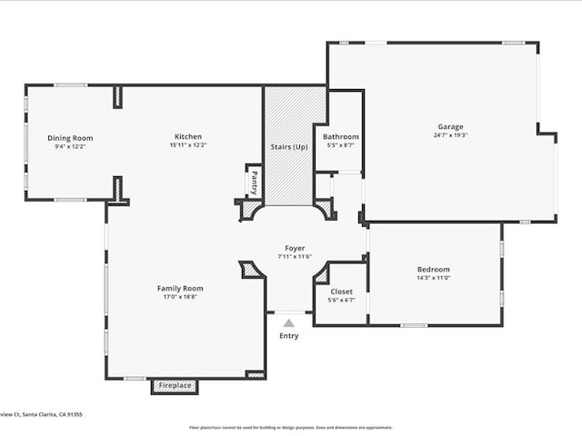 23808 Bayview Ct, Valencia, CA 91355 - view of room layout