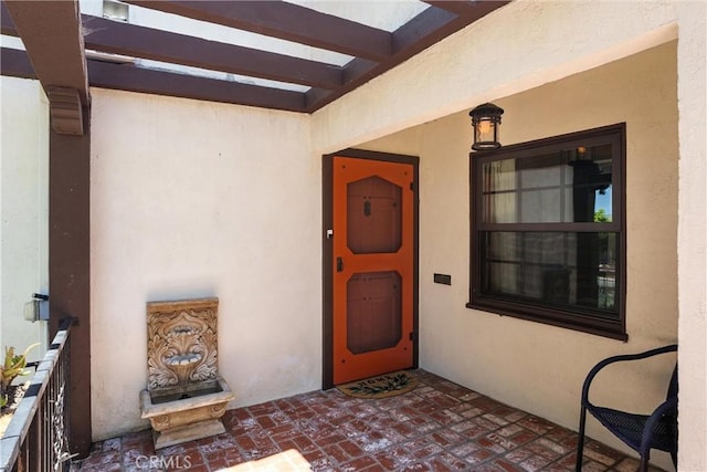 1215 S Patton Ave, San Pedro, CA 90731 - view of exterior entry featuring stucco siding