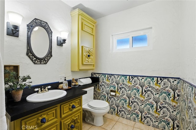 1215 S Patton Ave, San Pedro, CA 90731 - half bathroom with tile patterned flooring and vanity