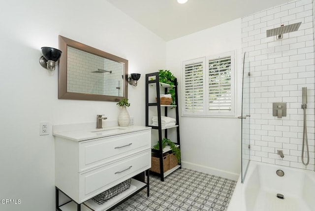 5210 La Canada Blvd, La Canada Flintridge, CA 91011 - bathroom featuring vanity and shower / bath combination