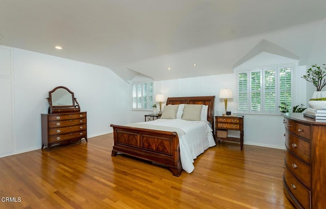 5210 La Canada Blvd, La Canada Flintridge, CA 91011 - bedroom featuring lofted ceiling and wood finished floors