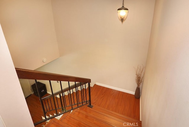1201 W Cerritos Ave Unit 68, Anaheim, CA 92802 - stairs featuring wood finished floors and baseboards