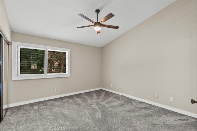 26337 Rainbow Glen Dr Unit 244, Newhall, CA 91321 - spare room featuring ceiling fan and carpet flooring