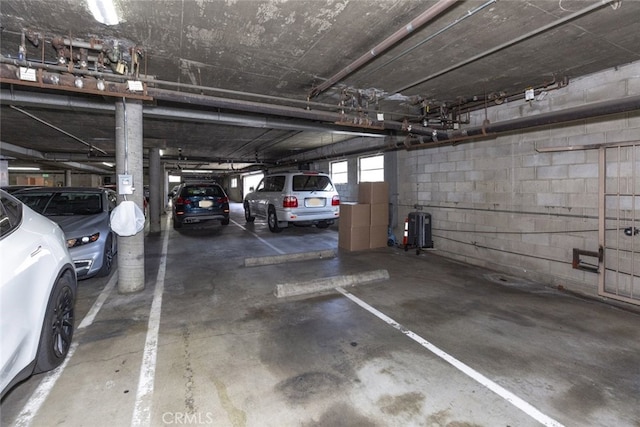 1118 N Central Ave Unit 14, Glendale, CA 91202 - parking deck with concrete block wall