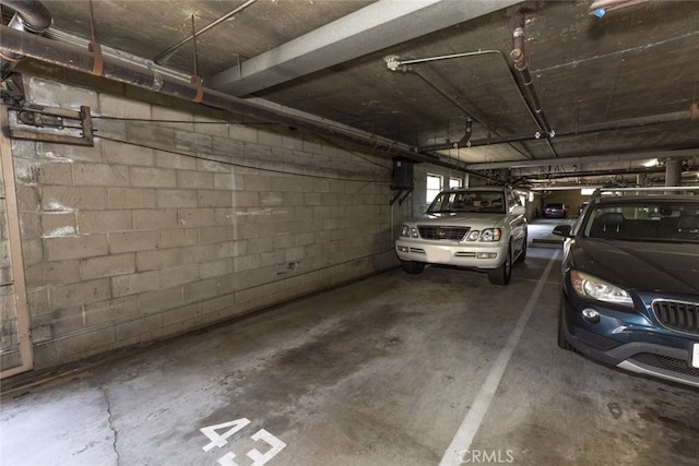 1118 N Central Ave Unit 14, Glendale, CA 91202 - parking deck featuring concrete block wall