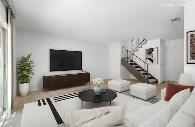 810 E Laurel Oak Dr, Azusa, CA 91702 - living room with stairs