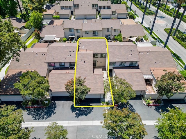 810 E Laurel Oak Dr, Azusa, CA 91702 - aerial view of property and surrounding area with property boundaries highlighted