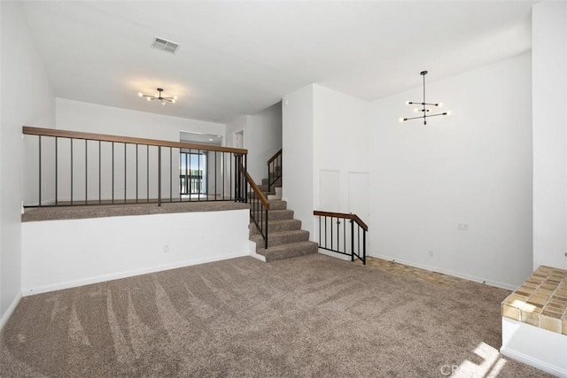 10 Starfall Unit 11, Irvine, CA 92603 - unfurnished room with carpet flooring and stairs