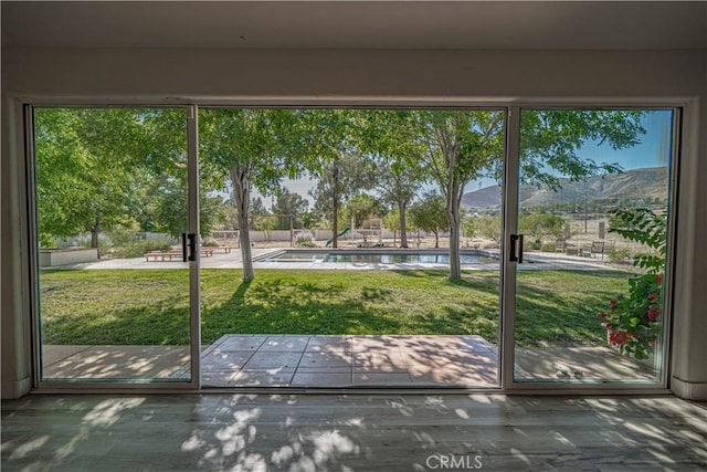 35356 Sierra Vista Dr, Agua Dulce, CA 91390 - doorway featuring a mountain view