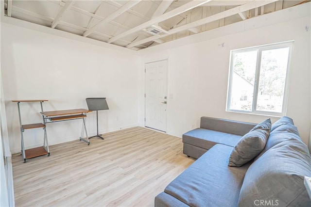 35356 Sierra Vista Dr, Agua Dulce, CA 91390 - living area featuring wood finished floors and baseboards