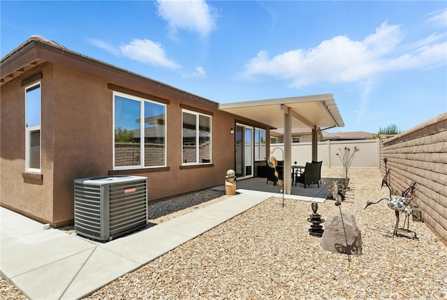1616 Rosemary, Beaumont, CA 92223 - back of property with a fenced backyard, a patio, and stucco siding