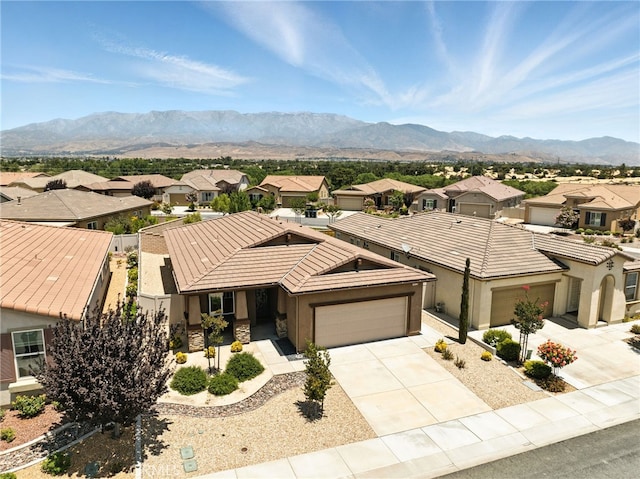 1616 Rosemary, Beaumont, CA 92223 - view of front of property featuring a garage, a residential view, and stucco siding