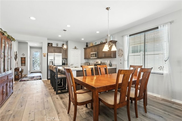 1616 Rosemary, Beaumont, CA 92223 - dining room featuring recessed lighting and light wood-style flooring