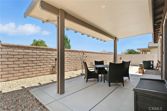 1616 Rosemary, Beaumont, CA 92223 - fenced backyard featuring outdoor dining space and a patio