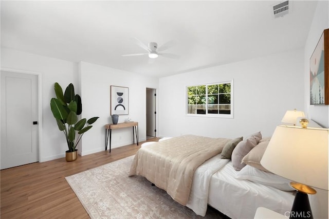 2231 Ocana Ave, Long Beach, CA 90815 - bedroom featuring wood finished floors and ceiling fan
