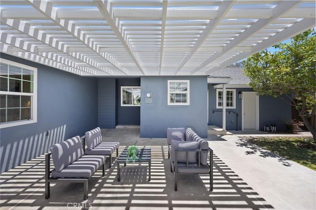 2231 Ocana Ave, Long Beach, CA 90815 - view of patio / terrace featuring outdoor lounge area and a pergola
