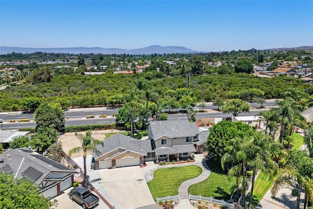 2531 Wildcat Ln, Riverside, CA 92503 - aerial view of property and surrounding area with nearby suburban area and mountains
