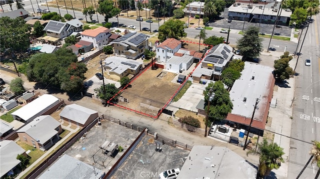 425 W 17th St, San Bernardino, CA 92405 - aerial view of residential area featuring property boundaries highlighted