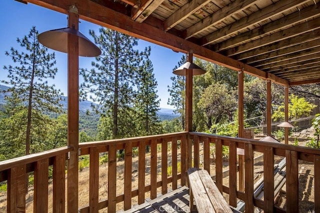 35853 Sierra Linda Dr, Wishon, CA 93669 - view of wooden deck