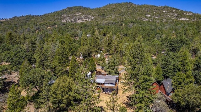 35853 Sierra Linda Dr, Wishon, CA 93669 - aerial view of a heavily wooded area and a mountain backdrop