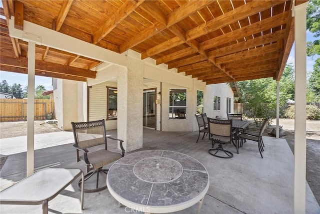 601 Las Arenas Ct, Bakersfield, CA 93314 - view of patio / terrace with outdoor dining area