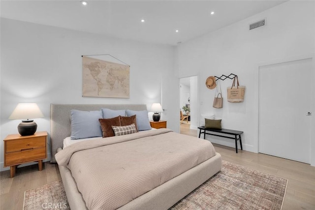 4764 Browndeer Ln, Rancho Palos Verdes, CA 90275 - bedroom with light wood-type flooring and recessed lighting