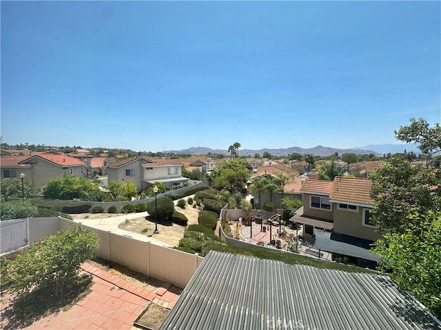 2244 Posada Ct, Corona, CA 92879 - view of patio / terrace with a residential view and a mountain view