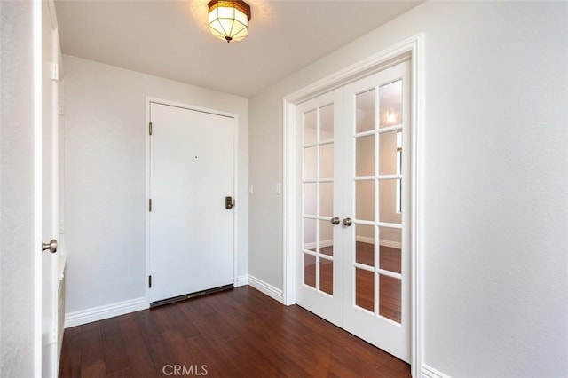 2567 Plaza Del Amo Unit 205, Torrance, CA 90503 - entryway with french doors and wood finished floors