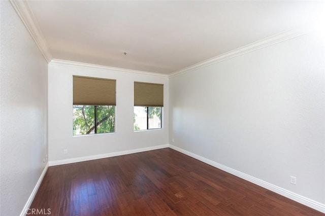 2567 Plaza Del Amo Unit 205, Torrance, CA 90503 - spare room featuring dark wood-style floors and ornamental molding