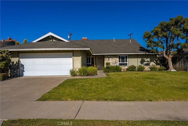 557 S Gardner Dr, Orange, CA 92866 - single story home featuring an attached garage, a front lawn, stucco siding, and driveway
