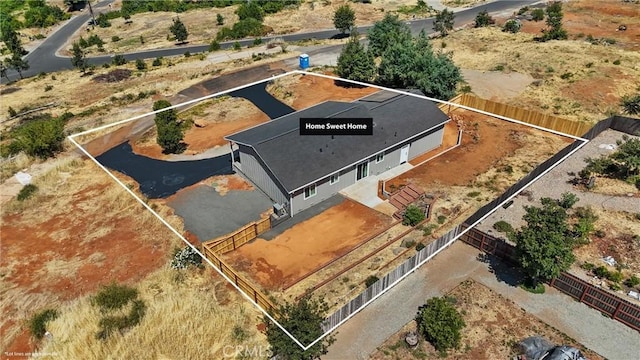 5616 Glen Way, Paradise, CA 95969 - view from above of property with property boundaries highlighted