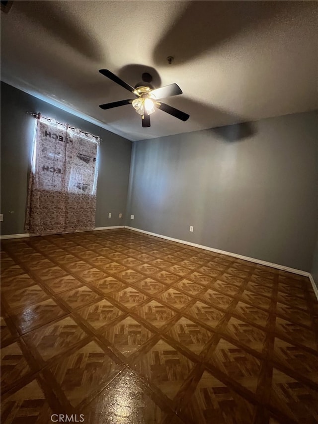2932 Prospect Ave, Riverside, CA 92507 - unfurnished room featuring ceiling fan and a textured ceiling
