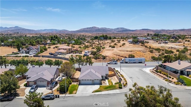 3310 Purple Sage Ln, Palmdale, CA 93550 - aerial view of residential area featuring a mountainous background