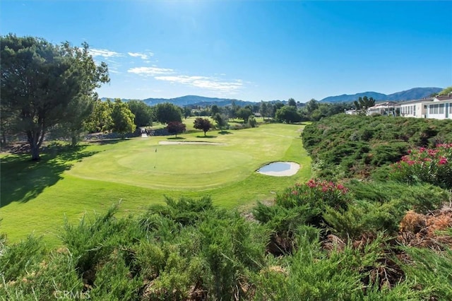 18912 Circle Of The Oaks, Newhall, CA 91321 - view of home's community featuring a mountain view, view of golf course, and an area to practice putting